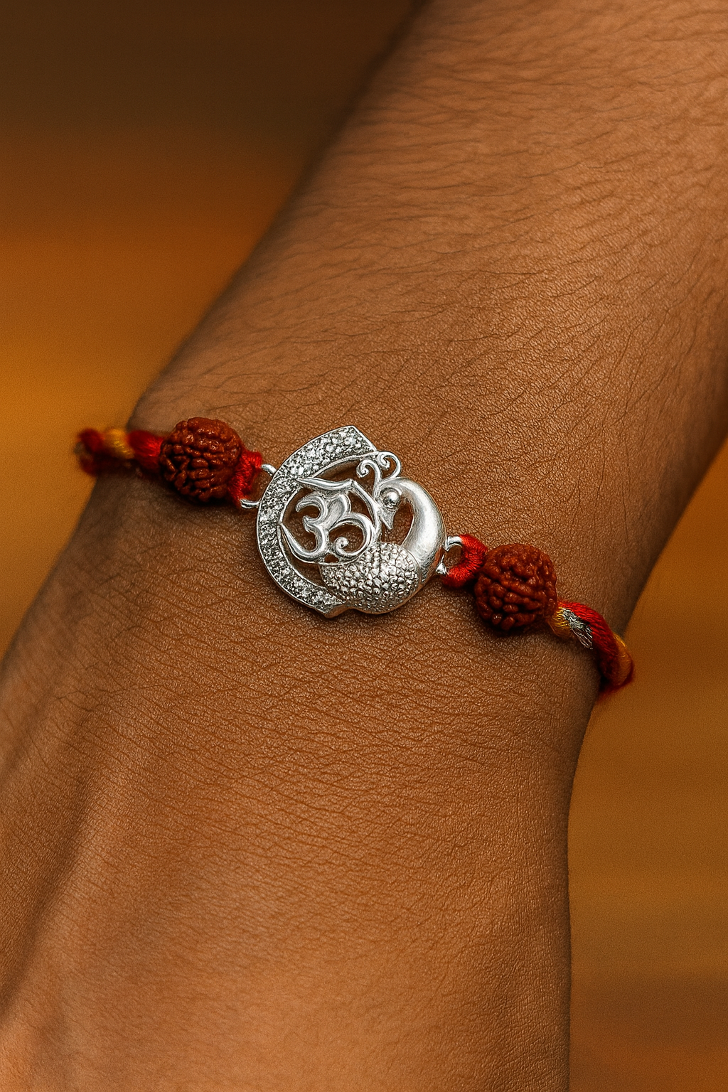 Pure Silver Rakhi. 92.5 silver