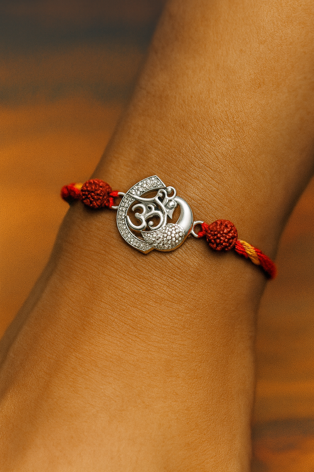 Pure Silver Rakhi. 92.5 silver