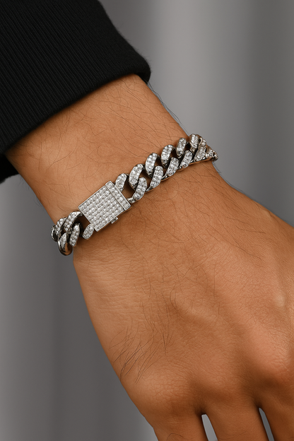 92.5 sterling silver for men's fancy bracelet